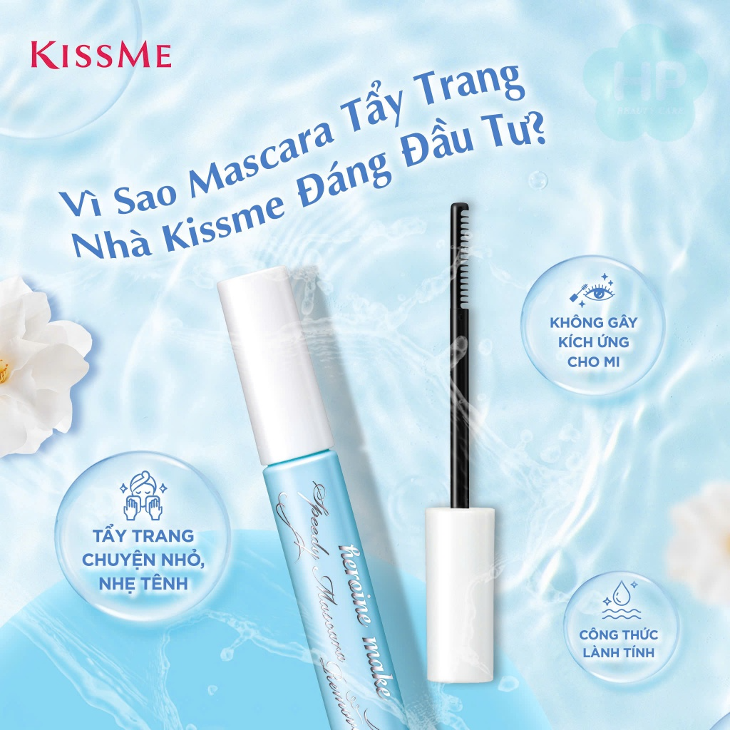 Set Vỉ Mascara Chuốt Mi Dài Và Mascara Tẩy Trang Mi Kissme Heroine (2 cây )