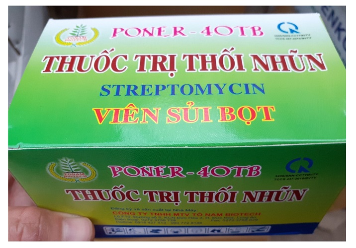 Hộp 20 viên PONER-40TB - THUỐC TRỊ THỐI NHŨN