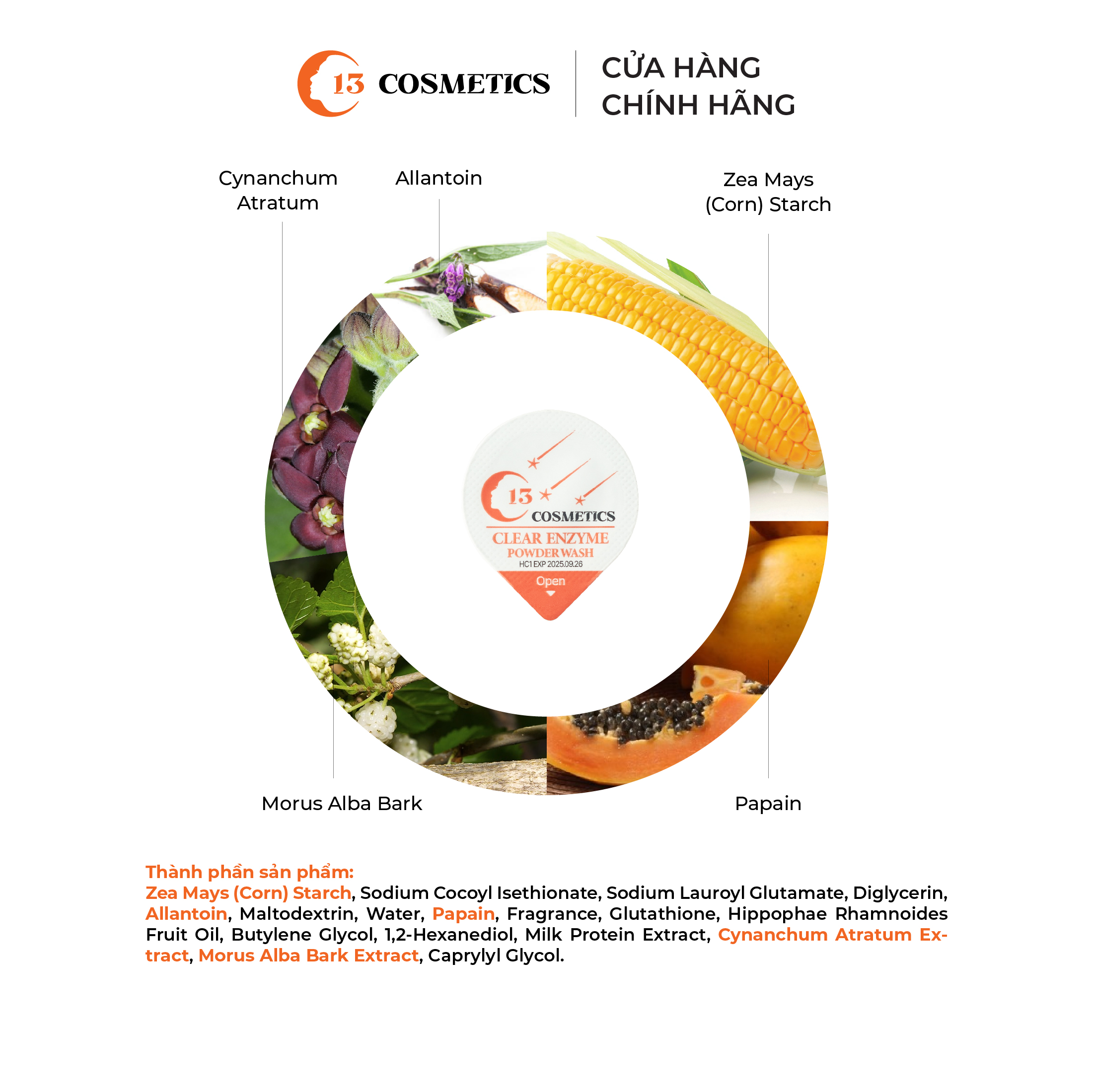 Combo Da Sạch Sâu Không Lo Âu Về mụn C13 Cosmetics Thu Trang