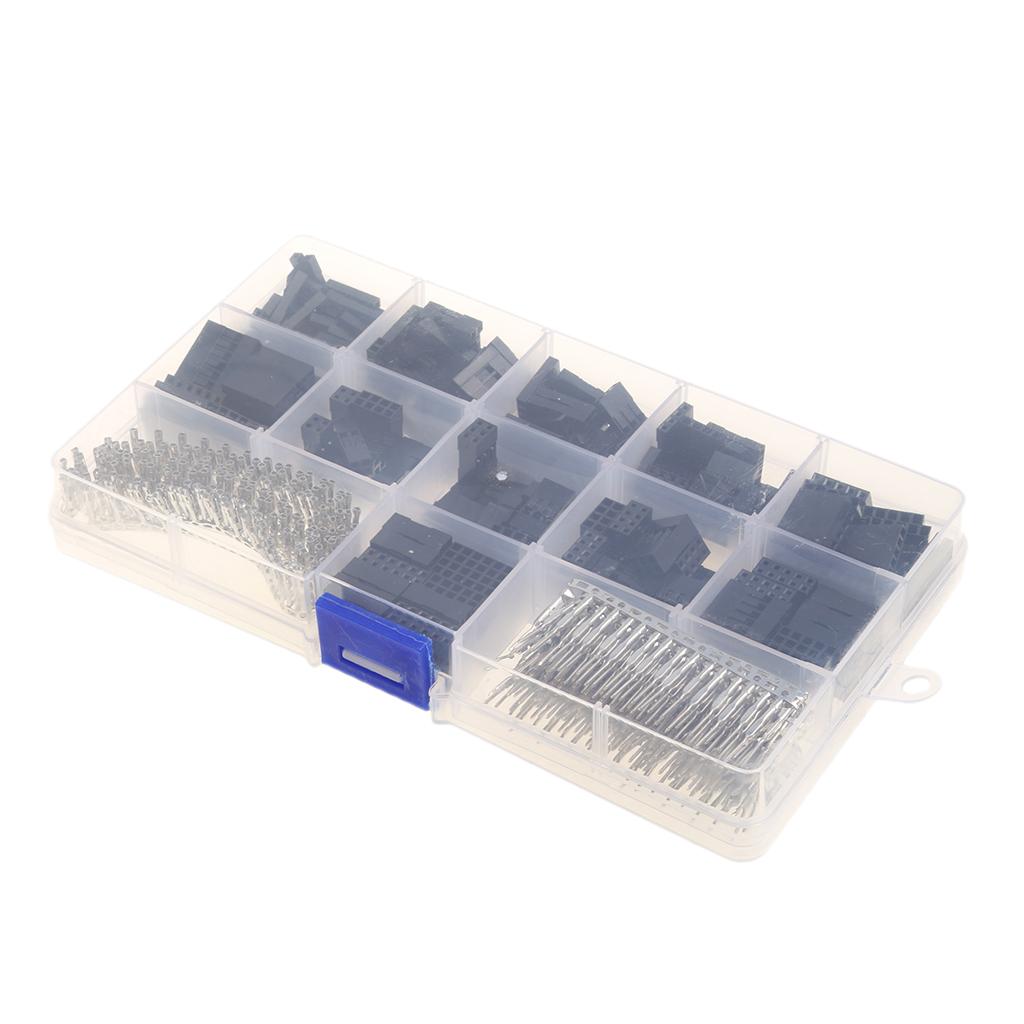 620 Pcs 40 Pin 2.54mm Pitch Single Row Pin Headers Dupont Connector
