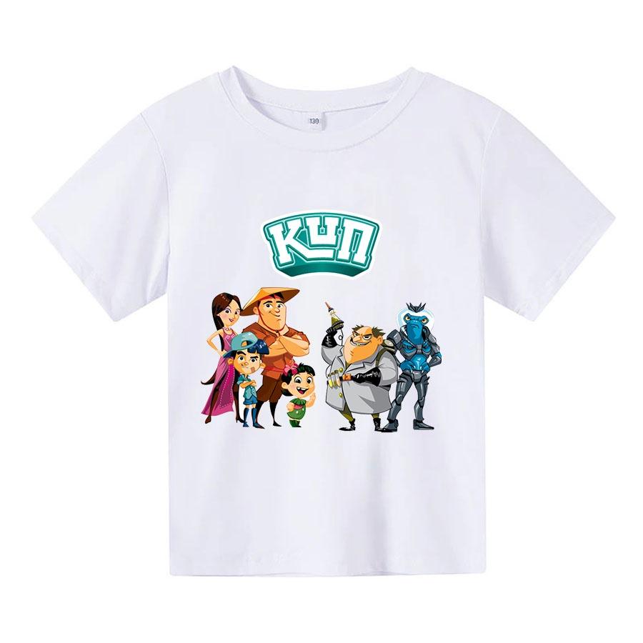 Áo thun cho bé kun 7, 4 màu, có size người lớn, Anam Store