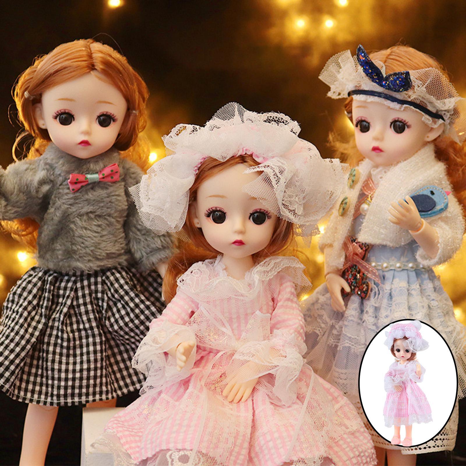 30cm Bjd Doll Girl Doll Beautiful Outfit 1/6 Doll for Birthday