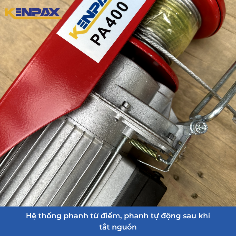 Tời Điện Hỗ Trợ Nâng Hạ Hàng Hóa Kenpax Tải Trọng 200/300/400/500/600/800/1000kg