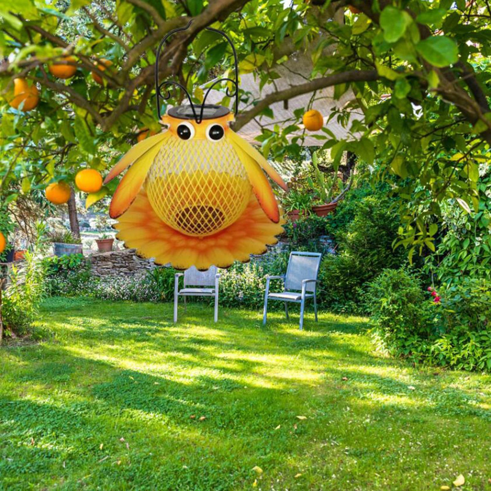 Solar Garden Light Tree Party Outdoor Safe Hanging Lights Night Lamp