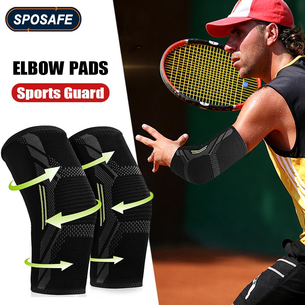 1/2 Chiếc Nẹp Khuỷu Tay Nén Tay Nam Nữ Hỗ Trợ Cánh Tay Tay Cho Viêm Gân, Quần Vợt Color: Black-2Pcs Size: XL