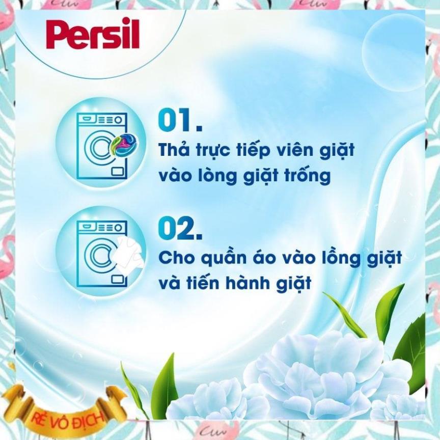 Chất Lượng Cao Viên Giặt Xả Persil Power Caps 56 Viên Color Doypack Sạch Sâu Hàng Nội Địa Châu Âu