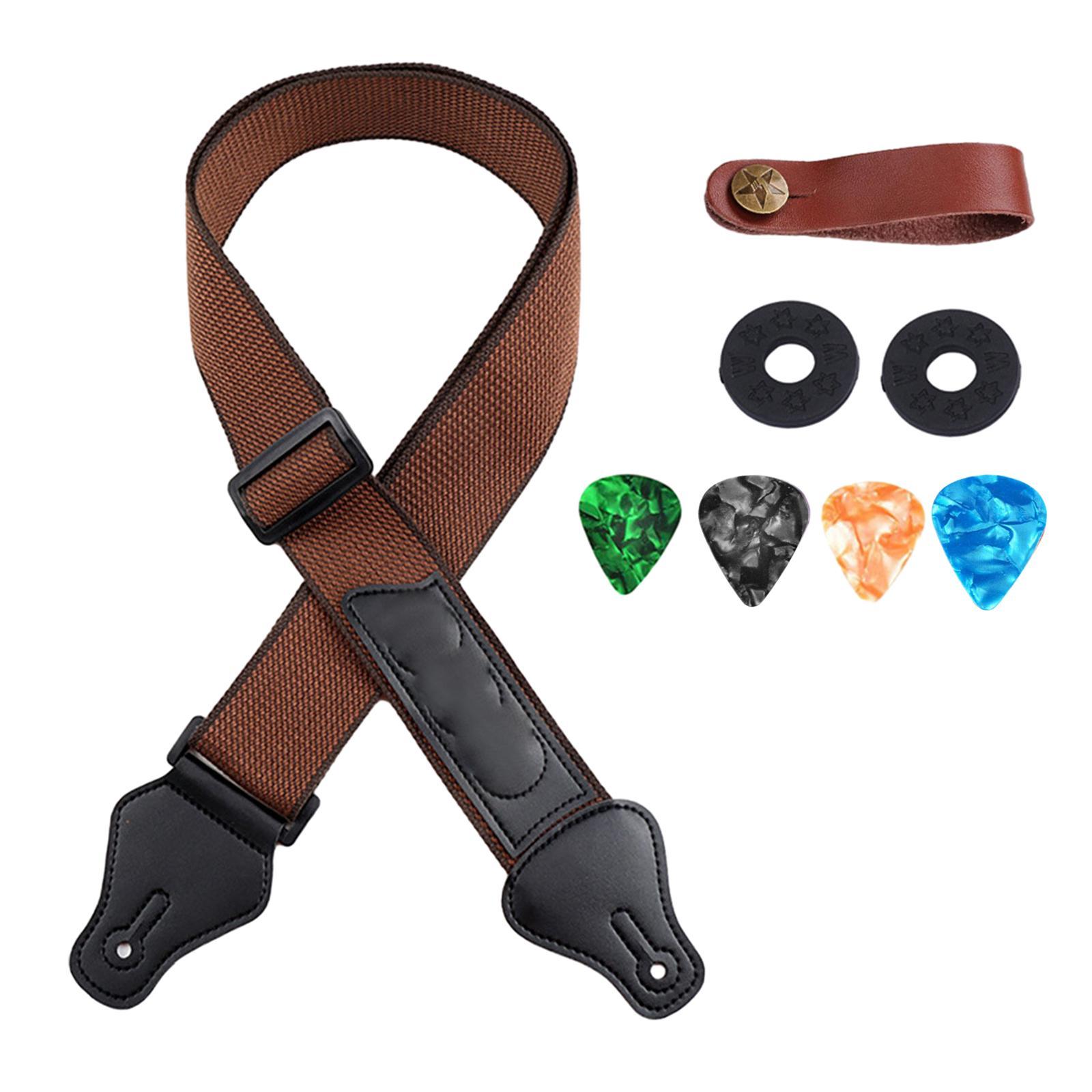Electric Guitar Strap Guitar Strap for Acoustic Guitar Leisure Lengthened Professional for Mandolin Replacement Beginner