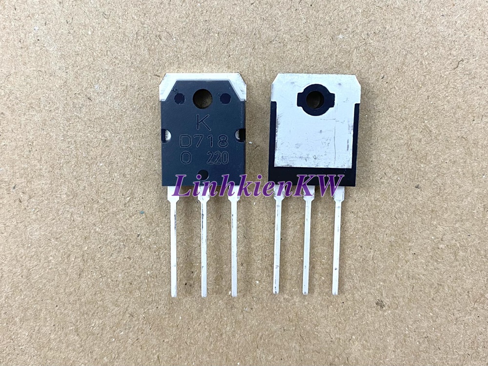 Transistor D718 KD718 2SD718 Lưng Đồng, Mới Chính gốc 100%.