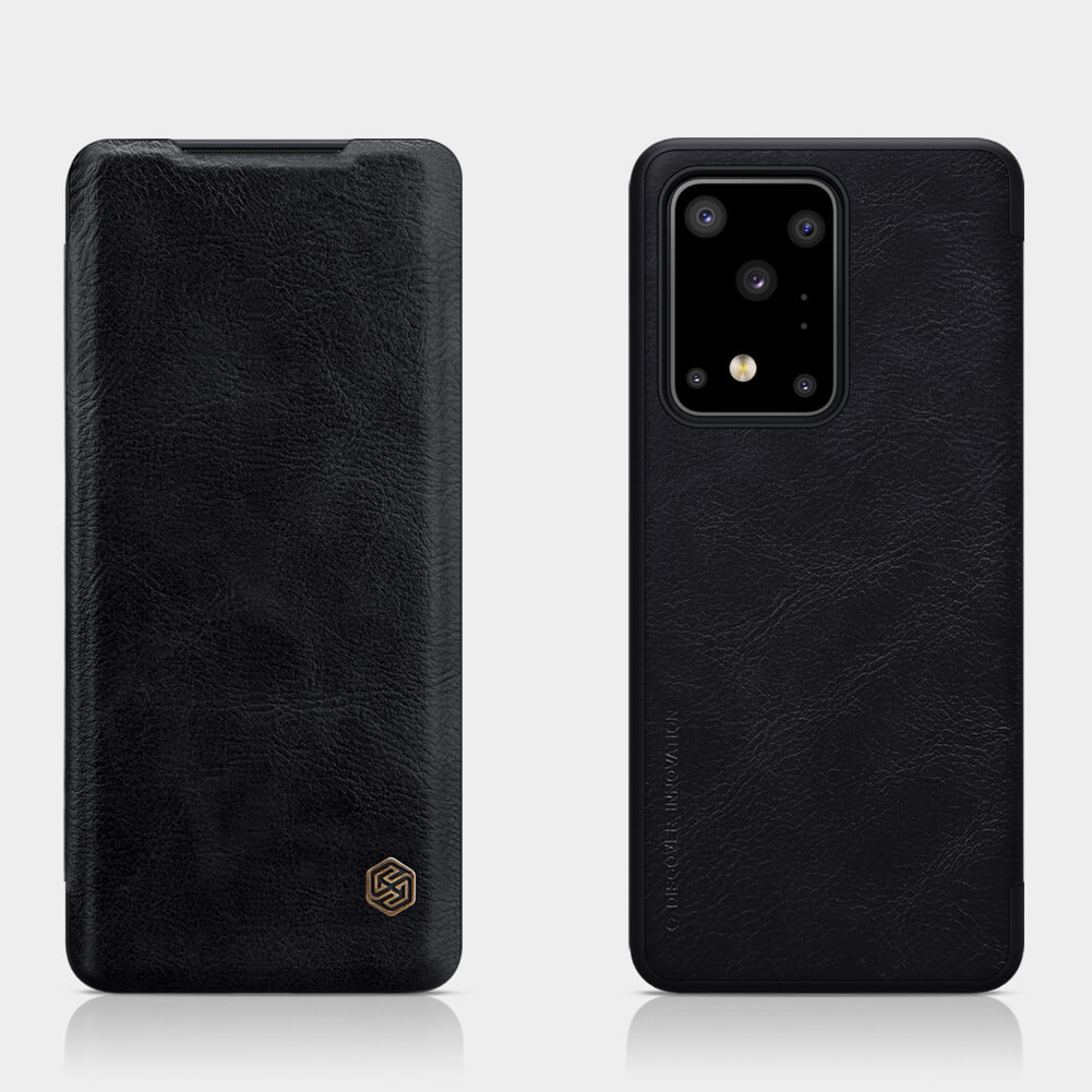 Bao da Leather cho Samsung Galaxy S20 Ultra hiệu Nillkin Qin HPK-01 - Hàng chính hãng