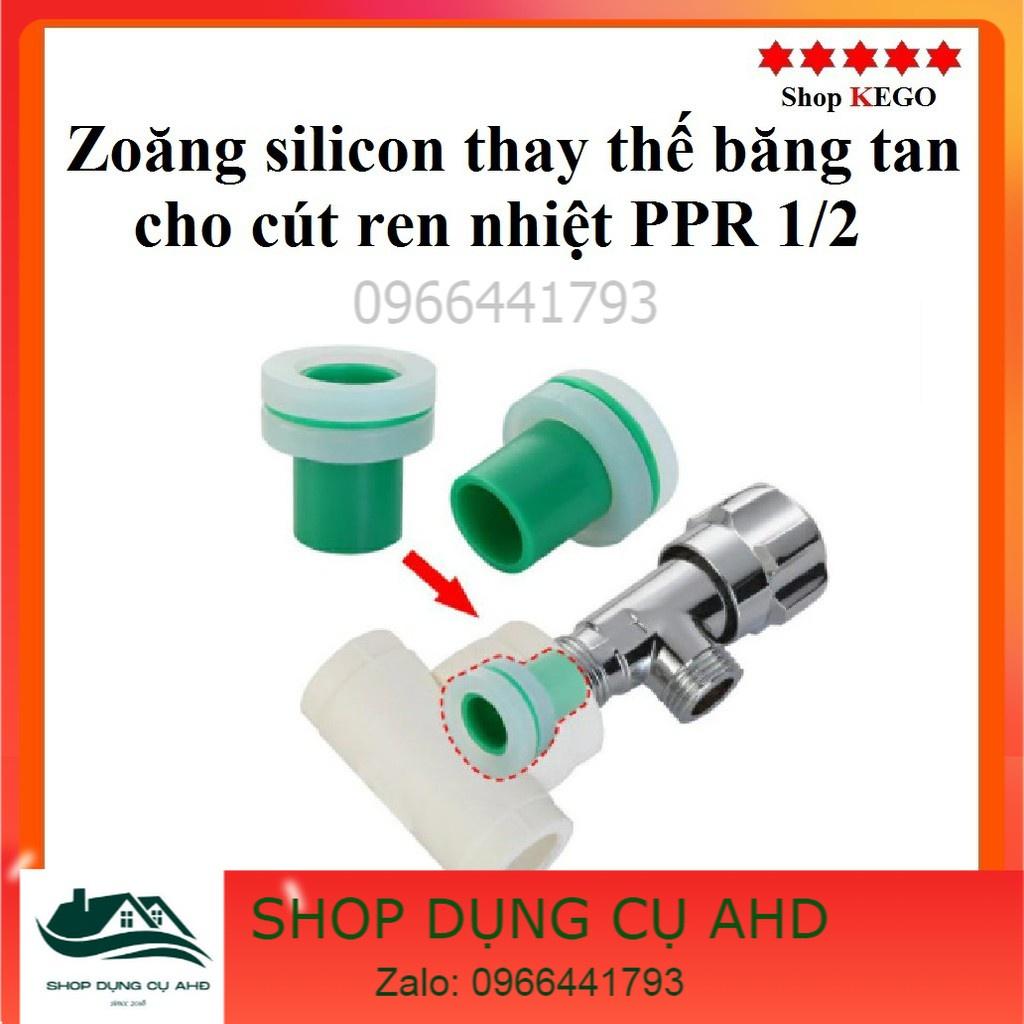 Zoăng silicon thay thế băng tan cho ống nhiệt PPR1/2" COMBO 10 chiếc