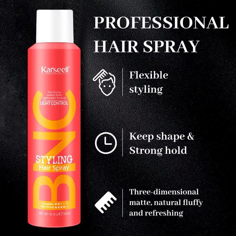 GÔM XỊT TÓC KARSEELL BNC STYLING HAIR SPRAY GIỮ NẾP CỨNG VỪA BỒNG BỀNH
