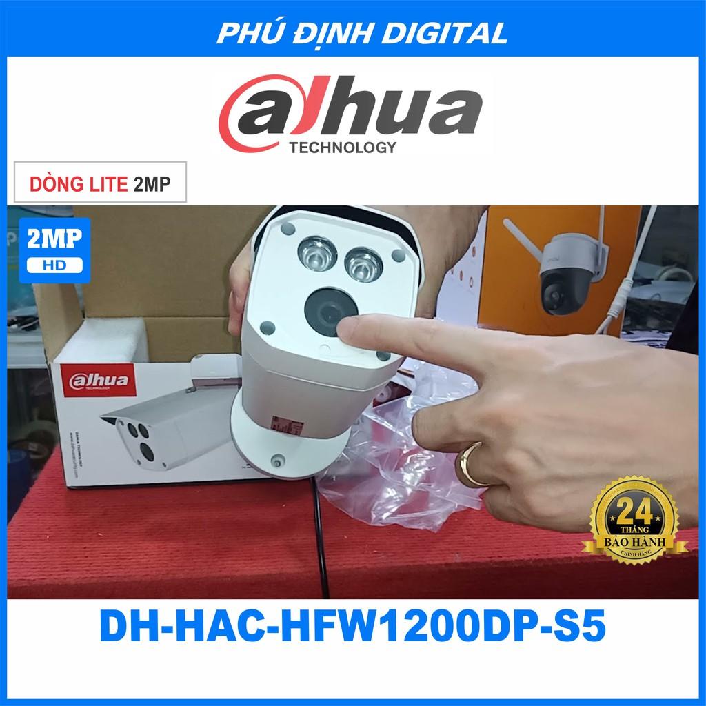 Camera HDCVI 2MP 80M hồng ngoại Dahua mã DH-HAC-HFW1200DP-S5 - Hàng Chính Hãng