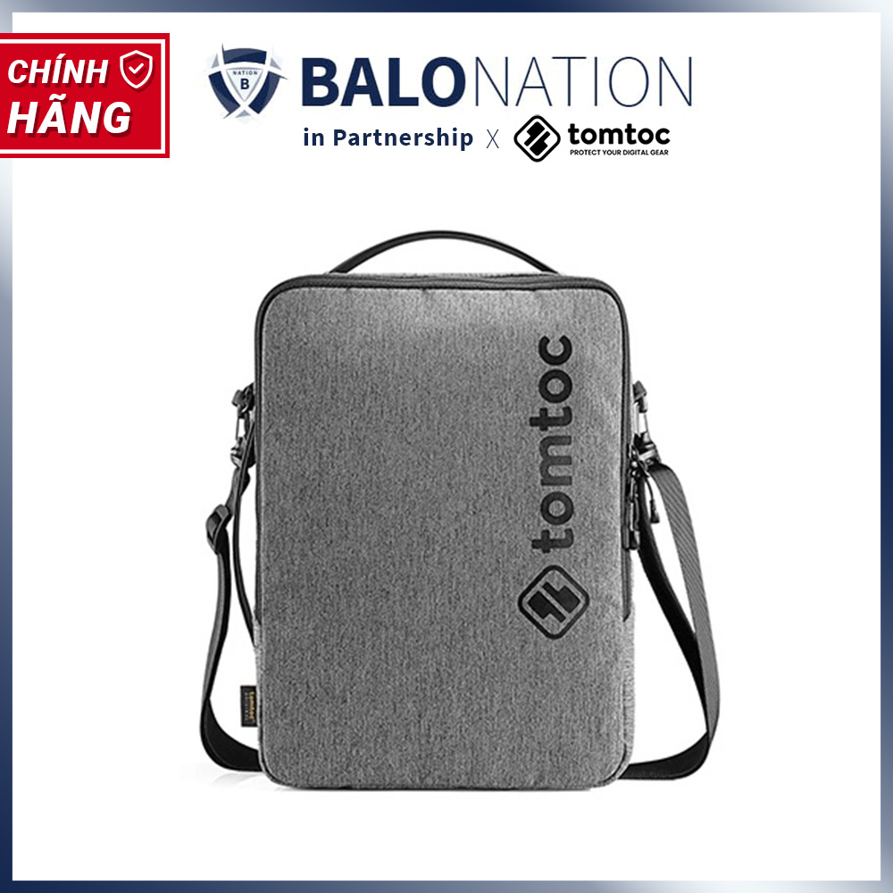 Túi Đeo Chéo TOMTOC Urban Codura Shoulder Bags Black Macbook Ultrabook 13 14 inch H14-C01D / 15 16 inch H14-E02D - Hàng Chính Hãng