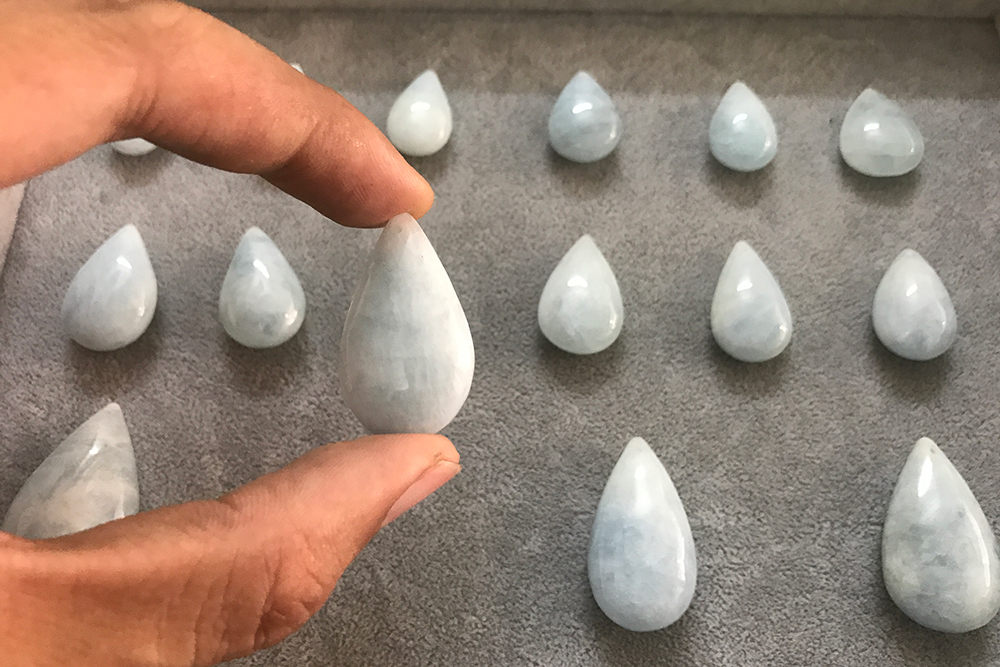 Mặt Dây Chuyền Đá Aquamarine Ngọc Quý Gemstones AQUA001