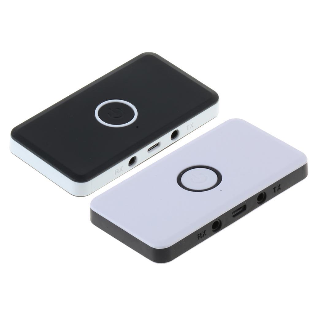 2 in 1 Audio Adapter Transmitter/Receiver with Micro USB Black