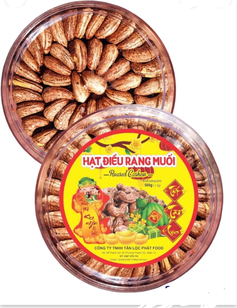 1KG HẠT ĐIỀU RANG MUỐI TO ĐẸP HÀNG CAO CẤP - COMBO 2 HỘP