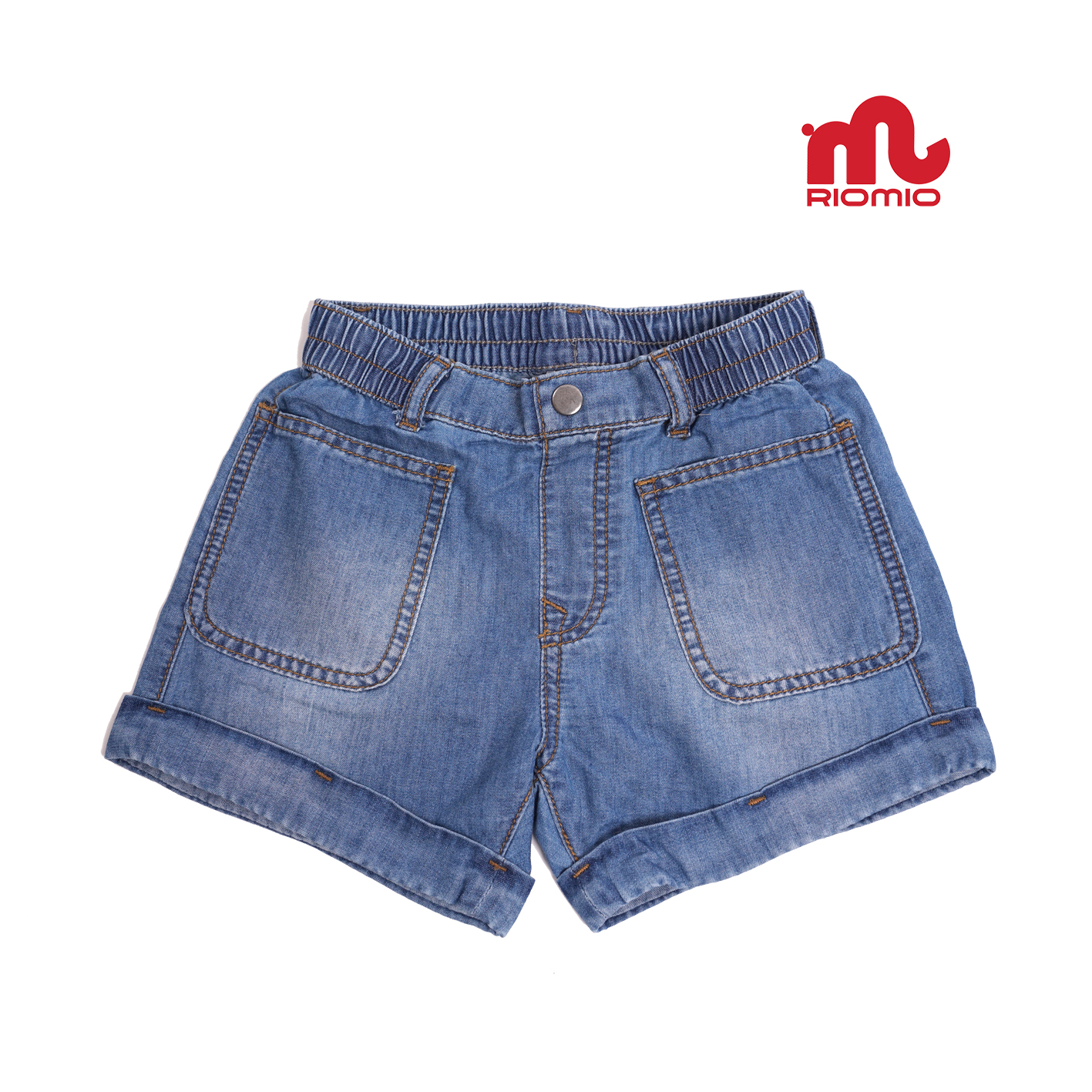 Quần short jeans bé gái [Denim Coolmax] chính hãng RIOMIO – RO021.2 màu dark