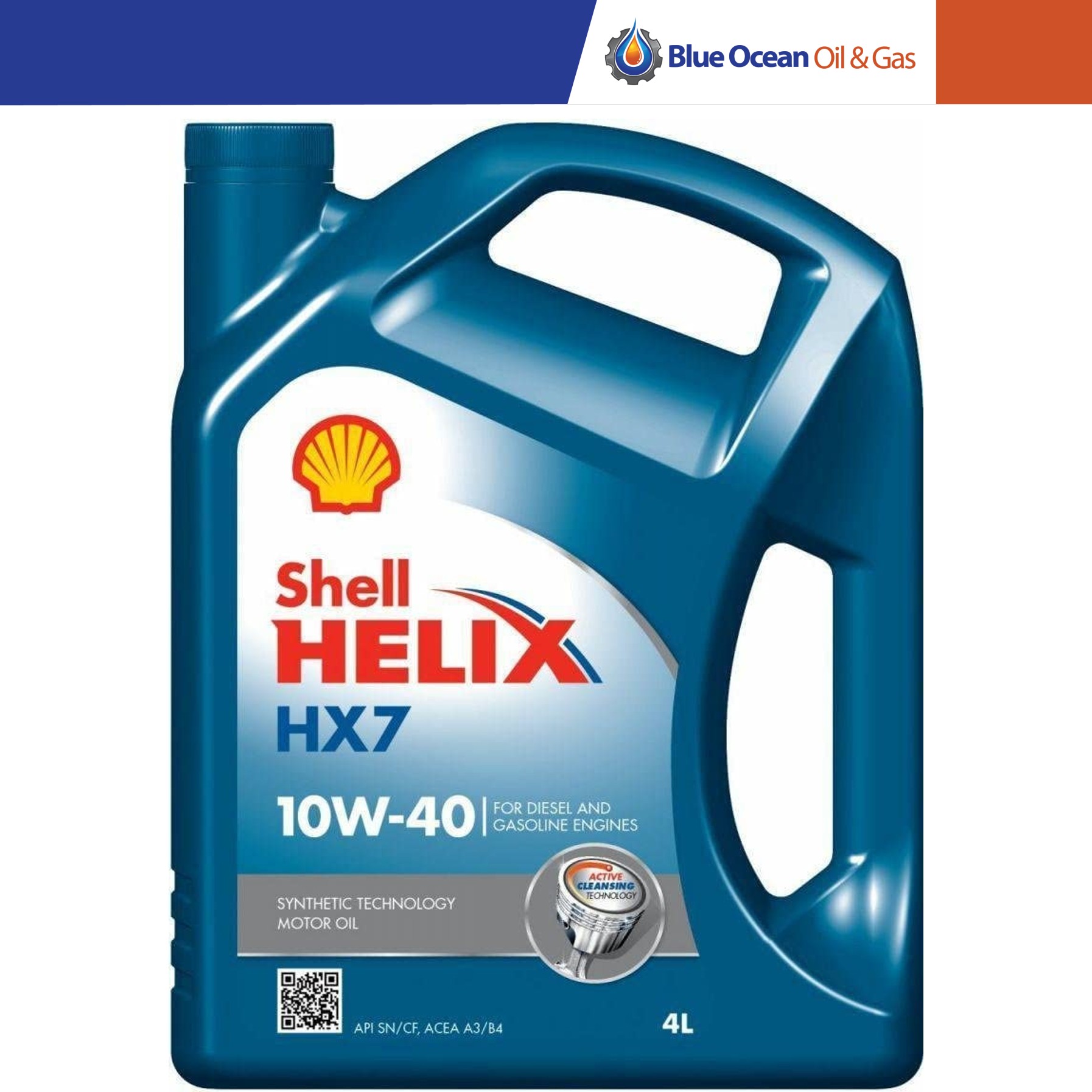 Dầu nhớt Ô TÔ SHELL HELIX HX7 10W-40 4L