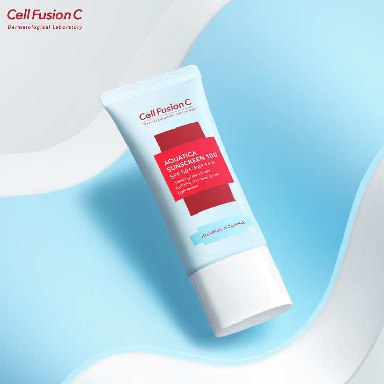 Kem Chống Nắng Cell Fusion C Cấp Ẩm Dịu Da  Aquatica Sunscreen 100 SPF 50+ / PA++++