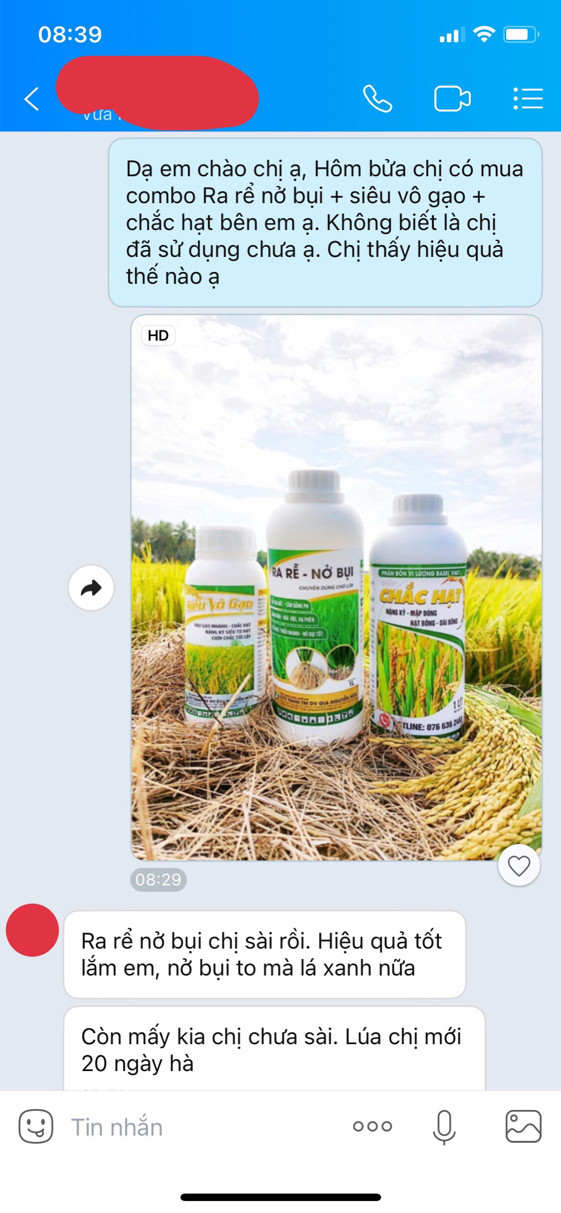 PHÂN BÓN CHUYÊN SỬ DỤNG CHO LÚA ĐẦU VỤ, GIÚP LÚA PHÁT TRIỂN TỐT, RA RỄ NHANH, NỞ BỤI KHỎE - CHAI 500ML