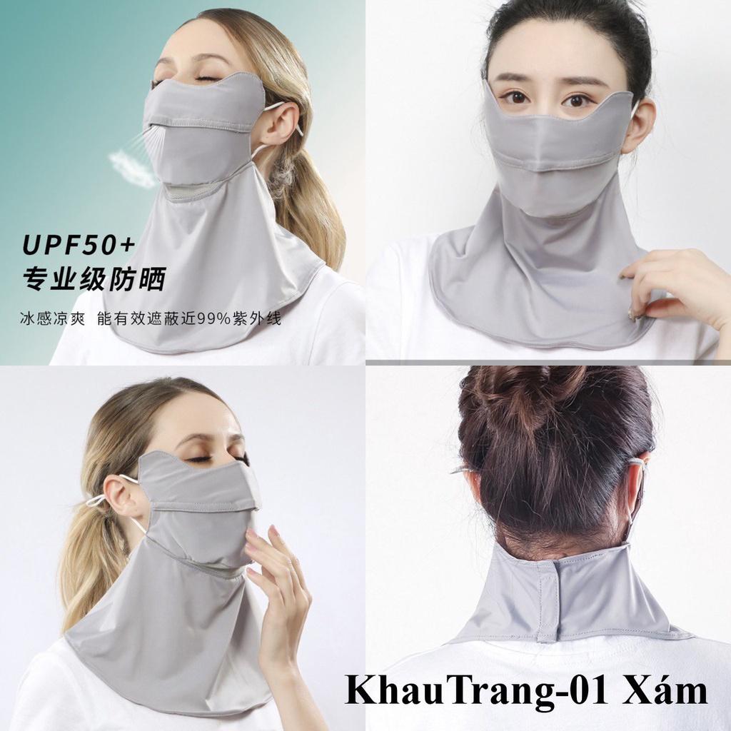 Khâu Trang đi nắng chống tia UV UFP 50+ - Unisex Nam Nữ đều thích hợp KT01