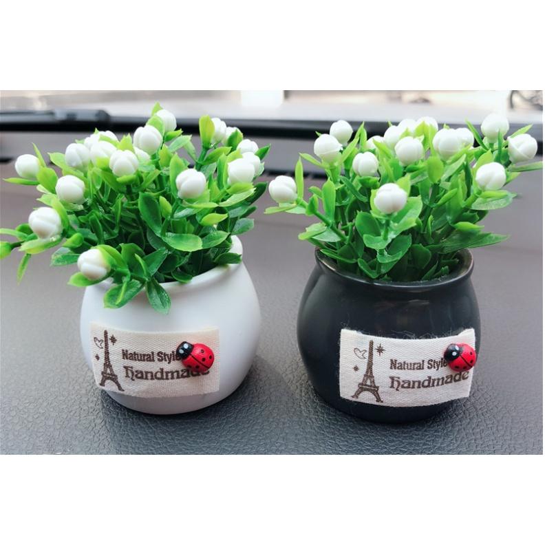 Set bình bông trang trí táp lô xe hơi- Hoàng Đông shop