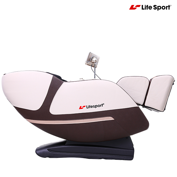 Ghế massage toàn thân Cao Cấp con lăn 4D di chuyển Lifesport LS-2800Plus, dòng ghế điều khiển bằng giọng nói, bảng điều khiển tiếng Việt, đa dạng các bài massage từng vùng riêng biệt, con lăn 4D di chuyển theo chiều dài cơ thể