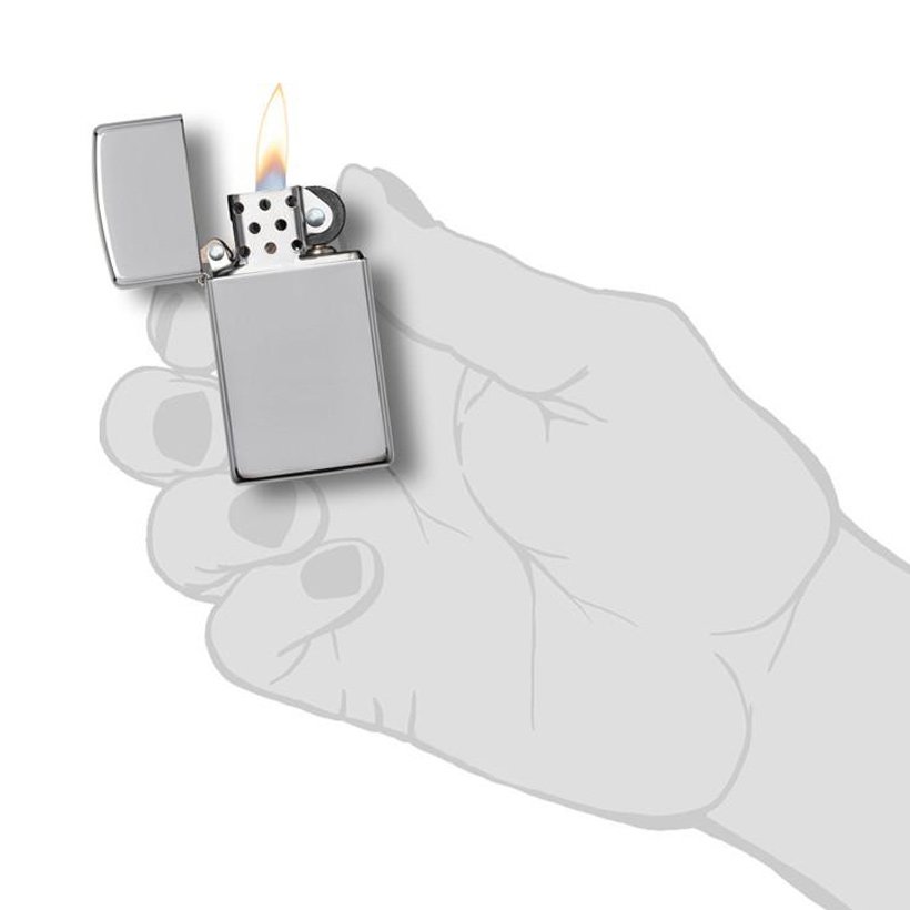 Bật Lửa Zippo Slim High Polished Chrome