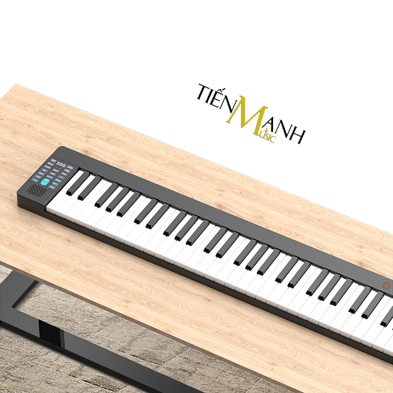 Đàn Piano Điện Konix PJ61Z - 61 Phím cảm ứng lực Midi Keyboard Controllers PJ61 Hàng Chính Hãng - Kèm Móng Gẩy DreamMaker