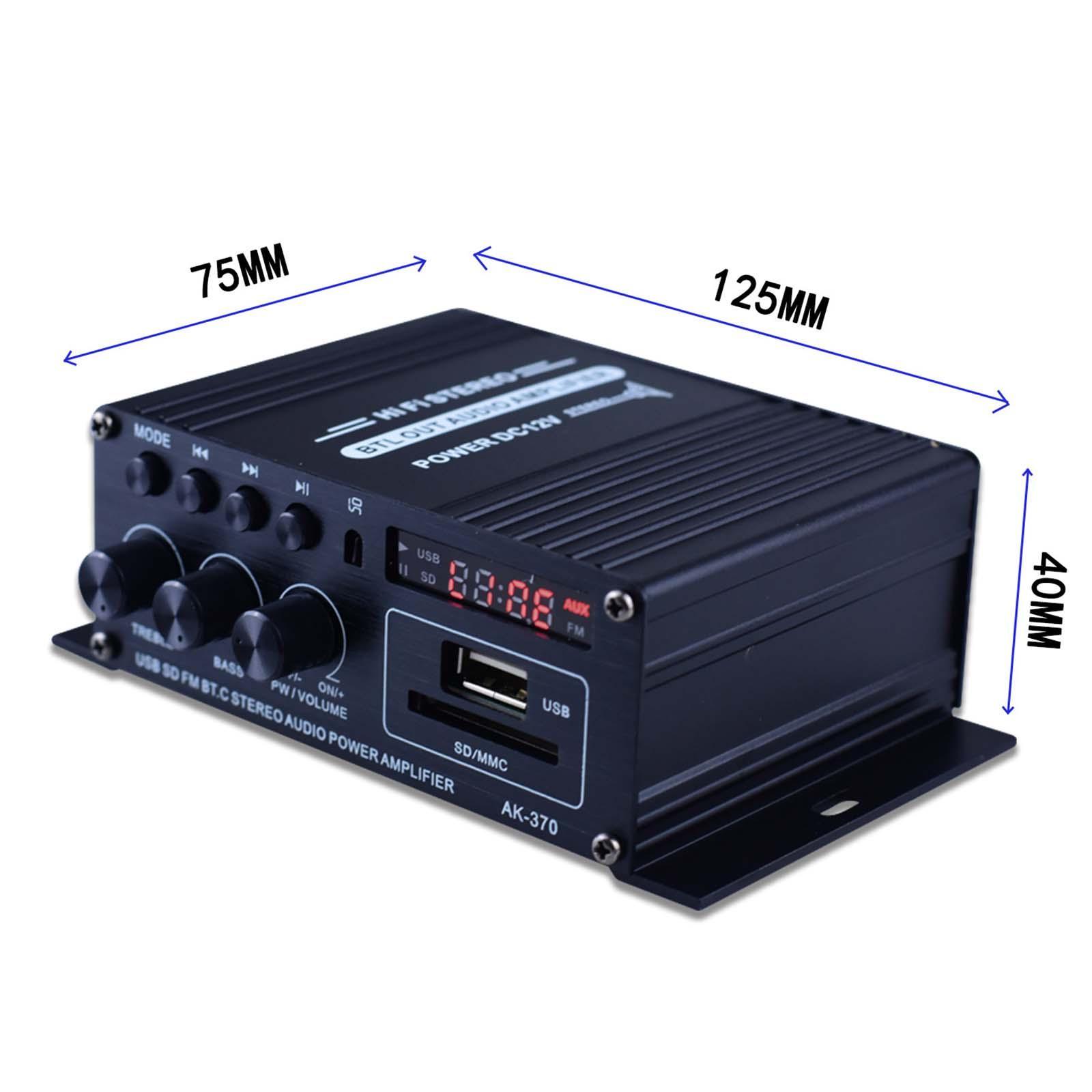 Bluetooth Amplifier for Store Home  Channel Audio Power Amplifier