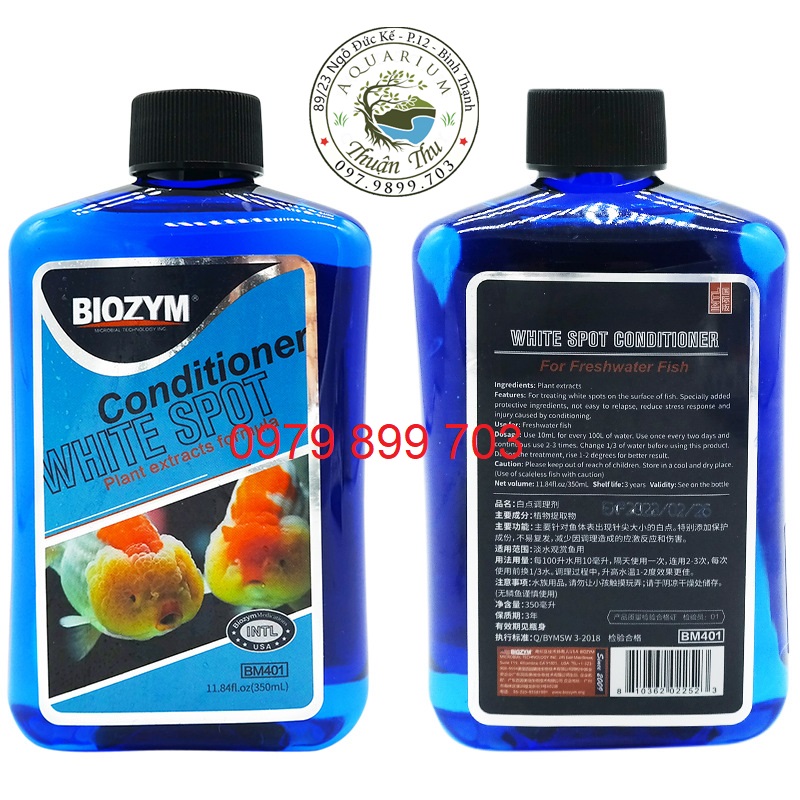 White Spot 350ML - Chuyên Dùng Xử Lý, Phòng Ngừa Các Đốm Trắng Cho Cá Cảnh