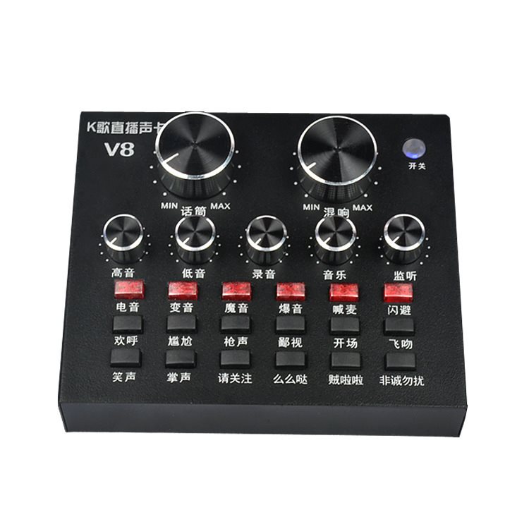 Sound Card Thu Âm Live Stream V8 AZONE