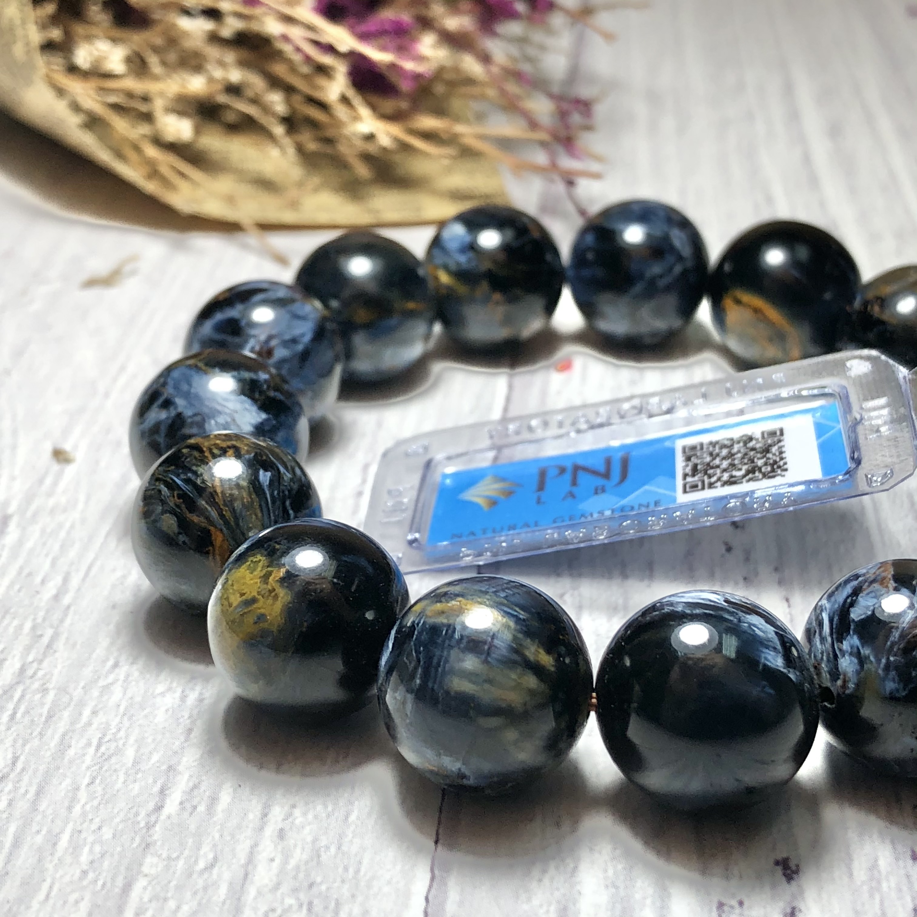 Vòng tay Giông Bão 14mm chuẩn 5A