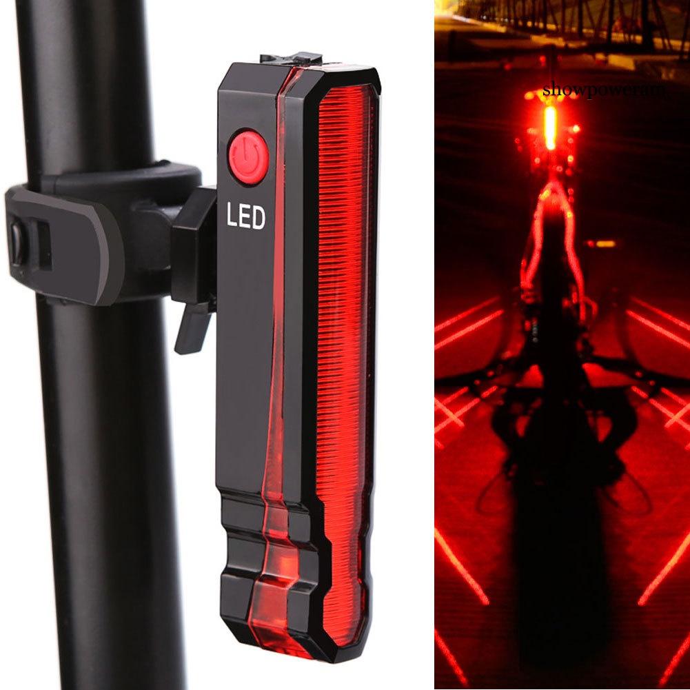 Đèn Led Cảnh Báo An Toàn Cho Xe Đạp Sạc Usb
