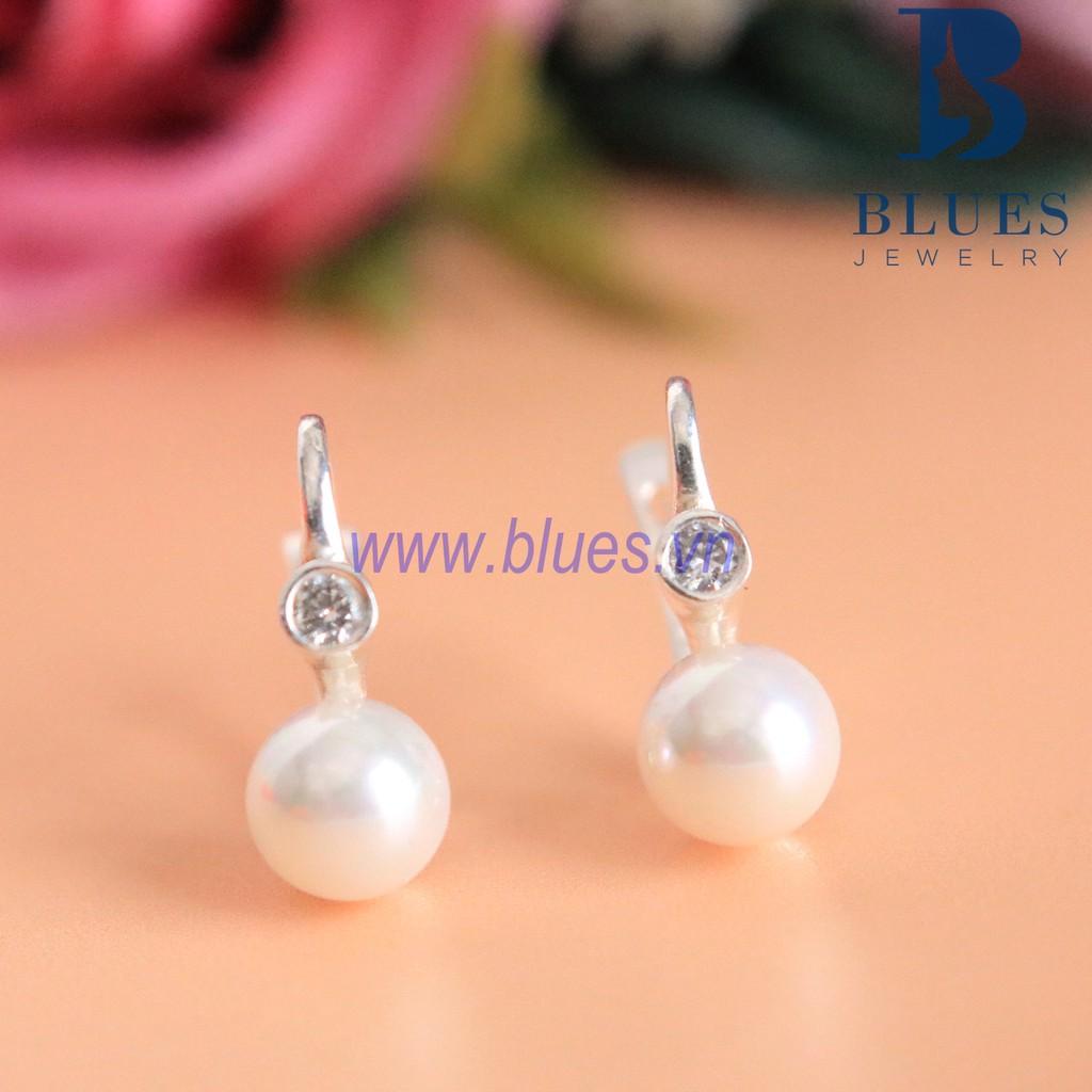 (BẠC THẬT 100%) Bông Tai Bạc Nữ Galaxy Pearl