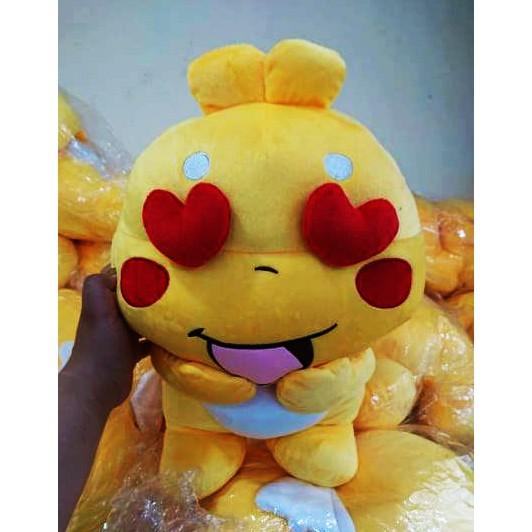 GẤU BÔNG KHỦNG LONG LAI ONG MẮT TIM LỒI