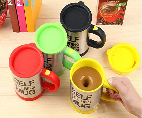 Cốc Tự Khuấy Mug Không Cần Dùng Thìa (tặng kèm 1 sản phẩm ngẫu nhiên)