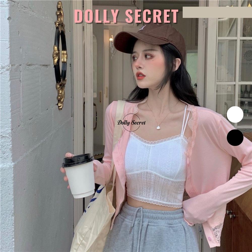 Áo Bra ren nữ DOLLY SECRET 2 dây phong cách Hàn Quốc có đệm A30