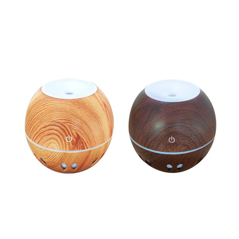 Phong Cách Mới Nhất Nguồn Nhà Máy Điểm Vân Gỗ Nhỏ Đầu Phẳng 130Ml Máy Tạo Độ Ẩm USB Máy Khuếch Tán Hương Liệu Máy Khuếch Tán Tinh Dầu Máy Tạo Độ Ẩm