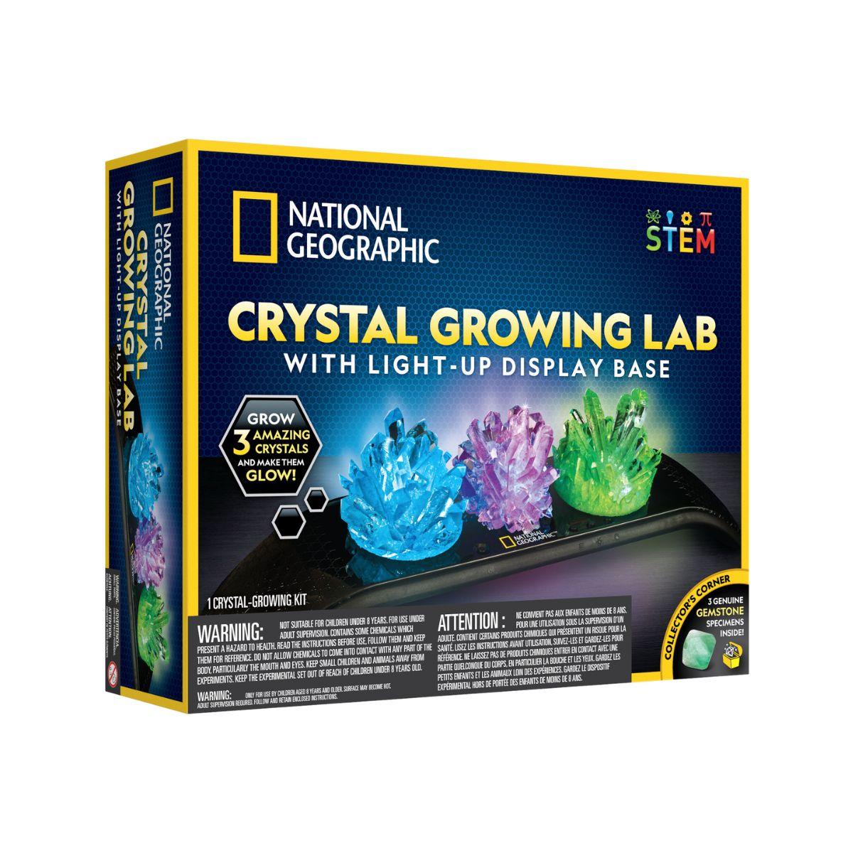 Đồ Chơi Bộ Thí Nghiệm Trồng Tinh Thể Với Đế Phát Sáng Nat Geo STEAM NGLITCRYSTALINT
