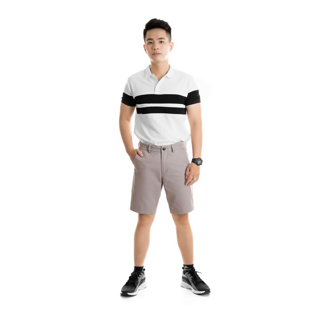 Quần short kaki cotton nam cao cấp form chuẩn QS01