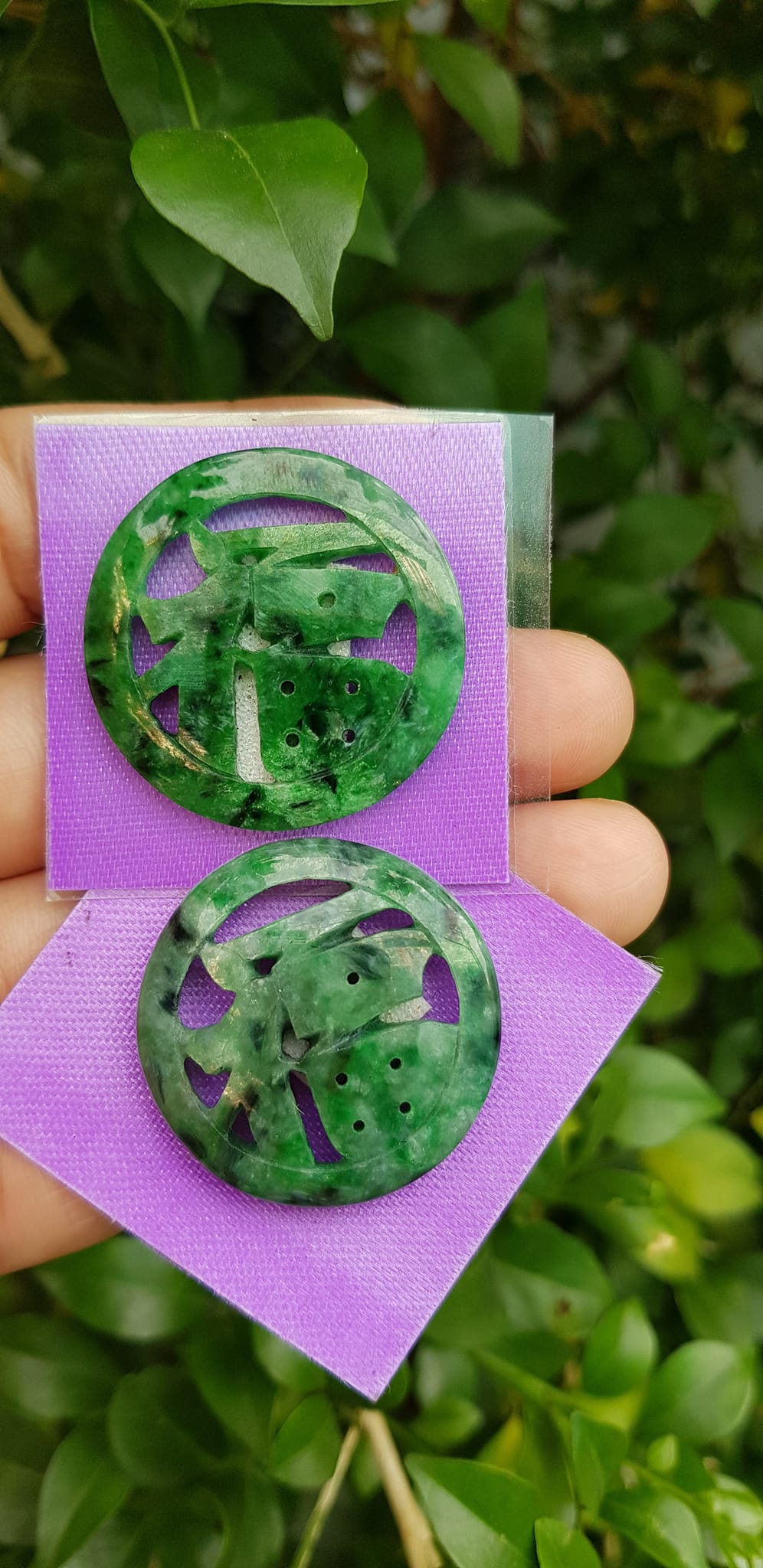 Mặt dây chuyền Chữ Phúc hay Chữ Phước Chất liệu đá cẩm thạch tự nhiên Size đk 31mm x dầy 2mm Anh Chị bọc Vàng lên đeo với dây chuyền của mình vừa đẹp vừa tốt mang chữ Phúc luôn bên mình ý nghĩa phúc đức ạ
