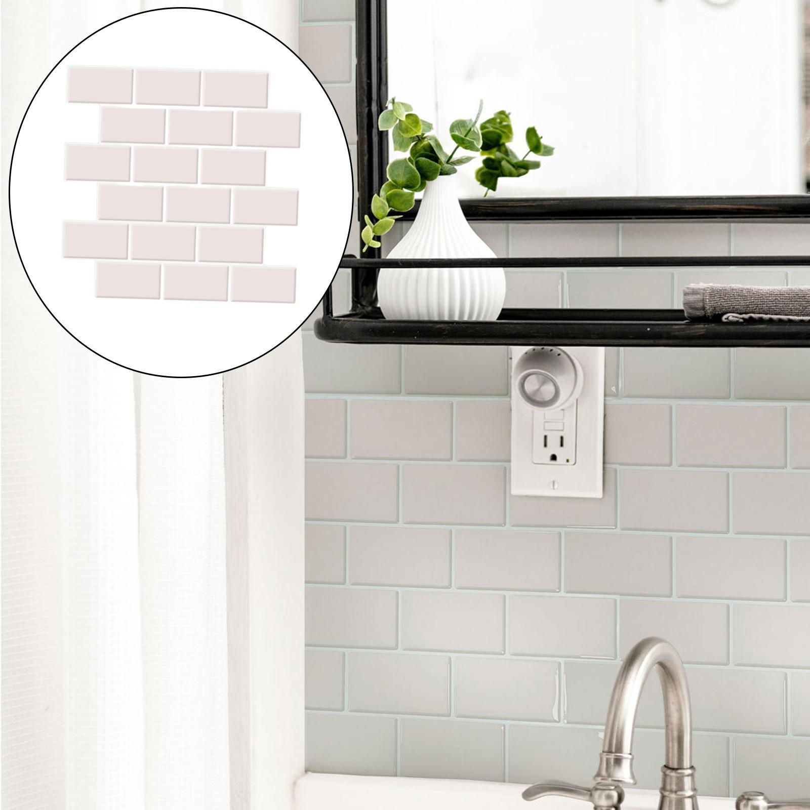 Self Adhesive Wall Sticker Waterproof Wallpaper Panel for Home Kitchen