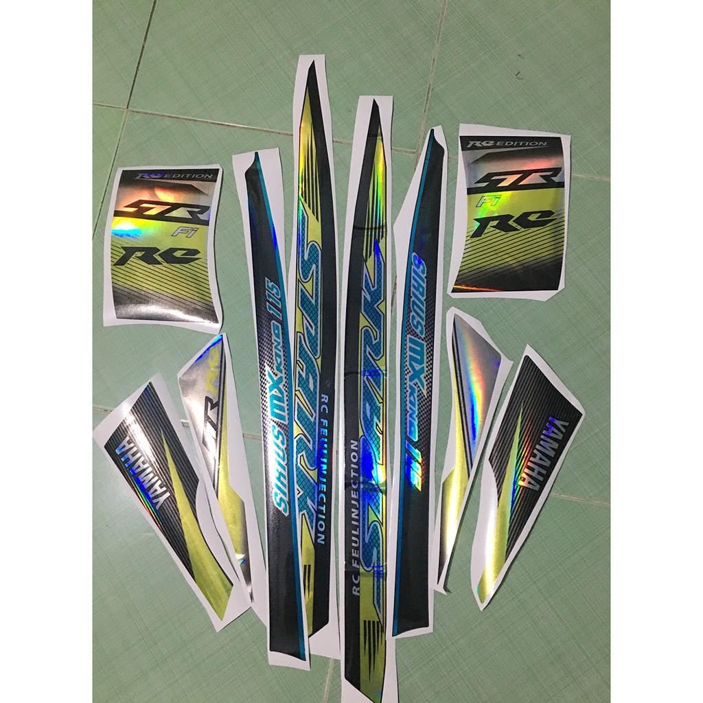 Tem sirius fi spark vàng đen crom