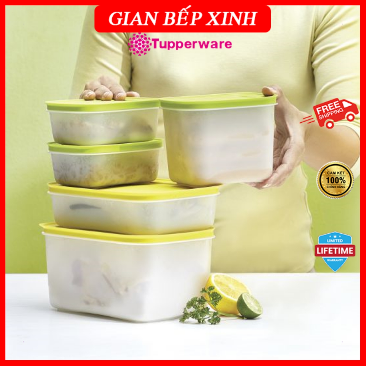 Bộ hộp trữ đông Tupperware Frozy Cozy