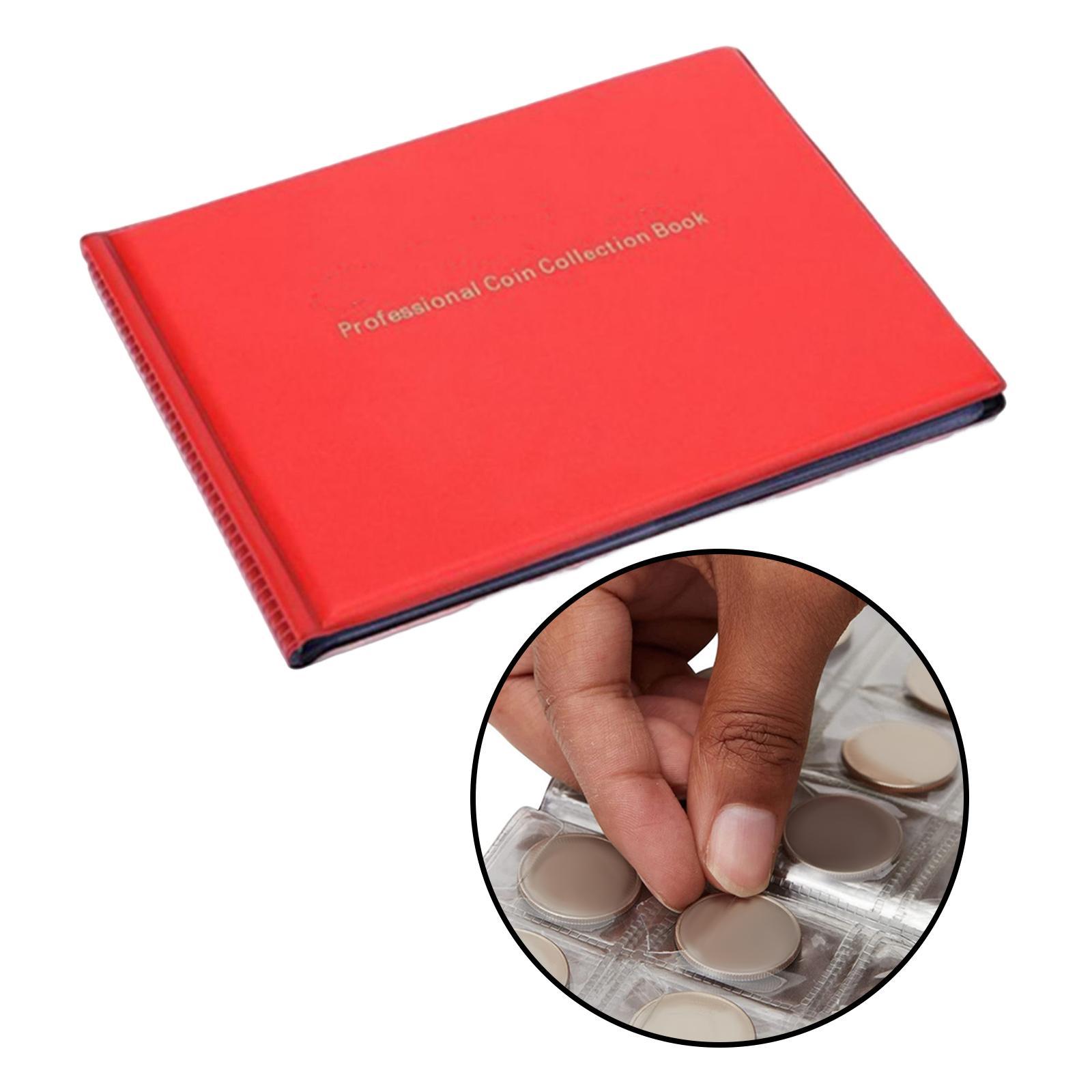 Album Book Album Book Sleeves Storage Sheets 10 Page Collectors Display Red