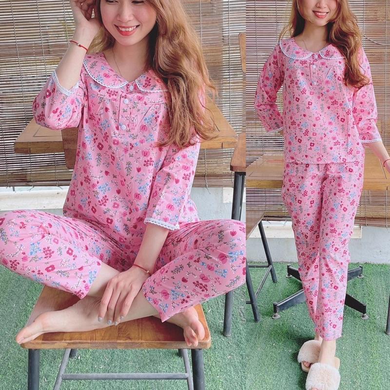 Đồ bộ mặc ở nhà chất kate hàn cực đẹp