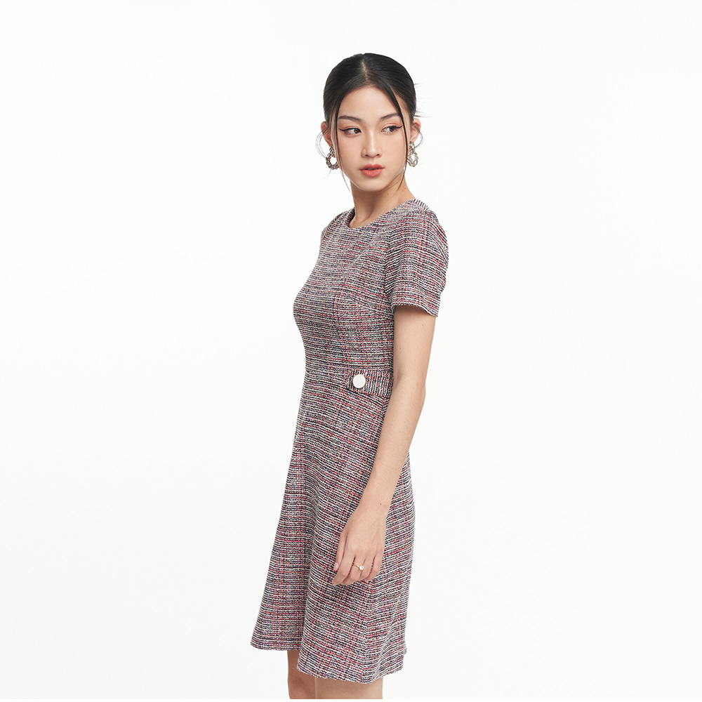 N&amp;M Đầm dạ Nữ chất liệu Tweed luxury 2209008