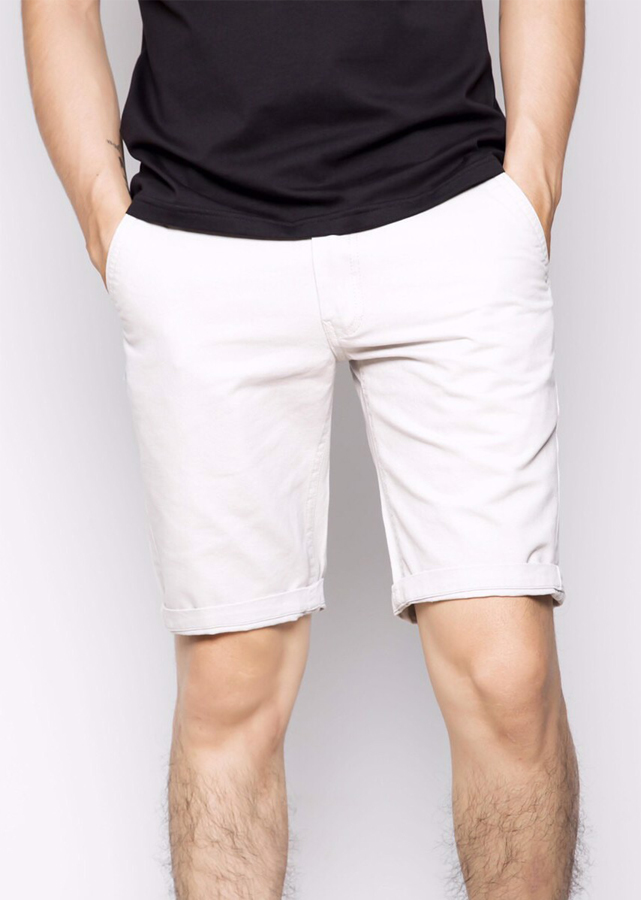 Quần Cộc Nam Trắng Chất Đũi SHORTTRANG04 - Short Trắng