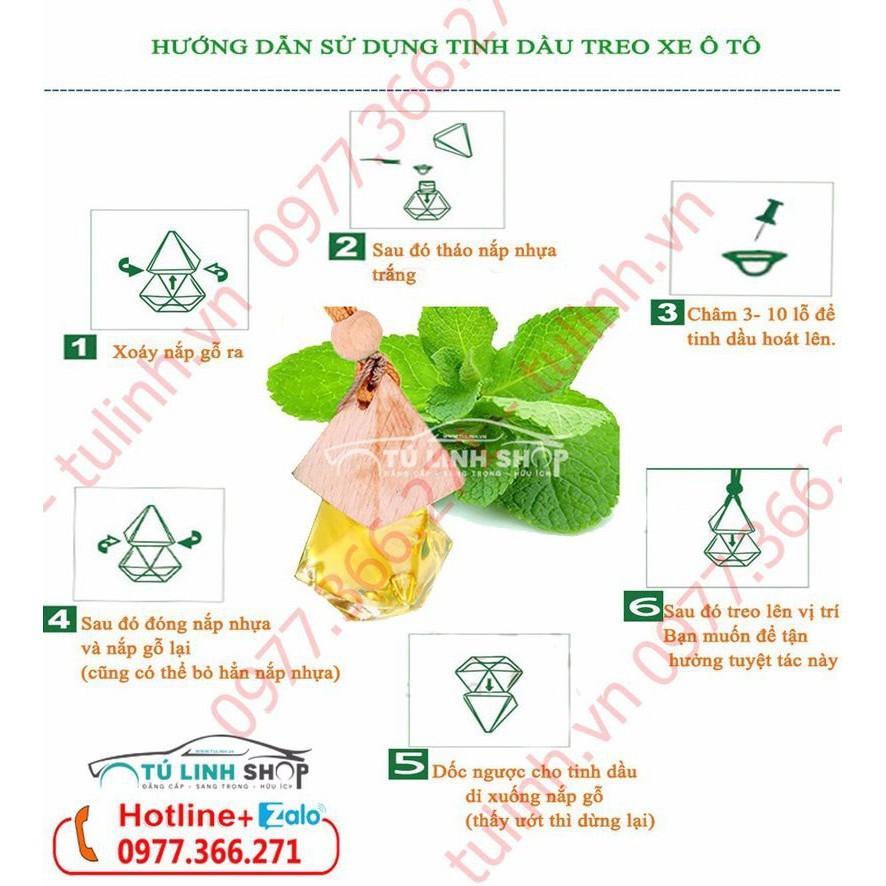 Tinh dầu hoa oải hương treo xe ô tô